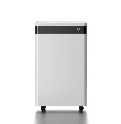  Deshumidificador de aire portátil blanco ajustable de humedad/automático para el hogar, equipo de electrodomésticos.