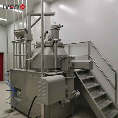 Innovador y compacto máquina aglomeración húmedo/gránulos húmedos Maker Máquina/Wet rallar el sistema de proceso con la ISO y el certificado CE