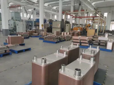  Intercambiador de calor de placa de cobre para deshumidificador/compresor de aire