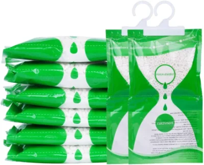  Absorber King Dehumidificador Bolsa Soporte Colgante absorbente de humedad para el armario Almacén habitación sótano Casa dormitorio 100g 230g