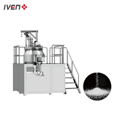 Innovador y compacto máquina aglomeración húmedo/gránulos húmedos Maker Máquina/Wet rallar el sistema de proceso con la ISO y el certificado CE