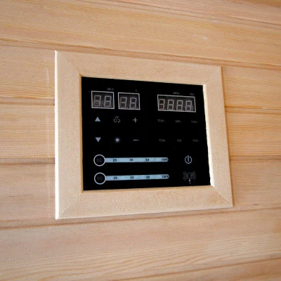 Baño de vapor infrarrojo lejano tradicional Cuarto de madera