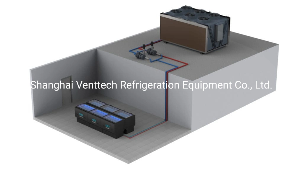 Server Room Cooling for Immersion Cooling Bitcoin System