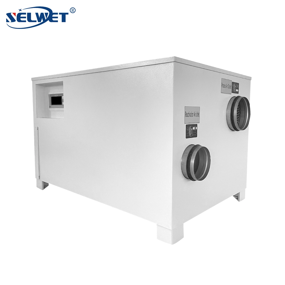 Desiccant Rotor Air Dehumidifier Commercial Industrial with LCD Display