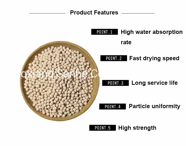 4A Zeolite Molecular Sieve for Water Adsorption