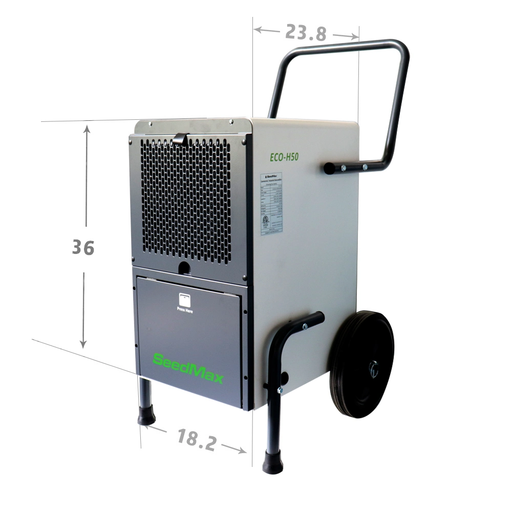 Big Wheels Commercial Dehumidifier Industrial for Basement, Warehouse, Swimming Pool