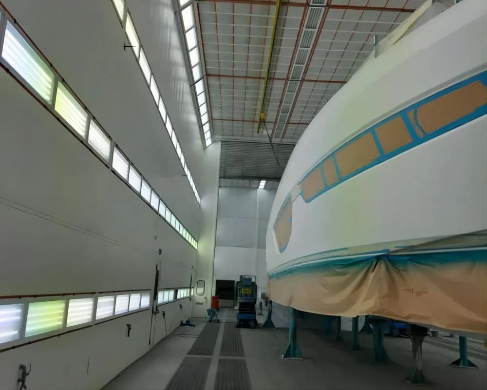 Watercraft Parts Spray Paint Booth Yacht Spray Room Large Paint System