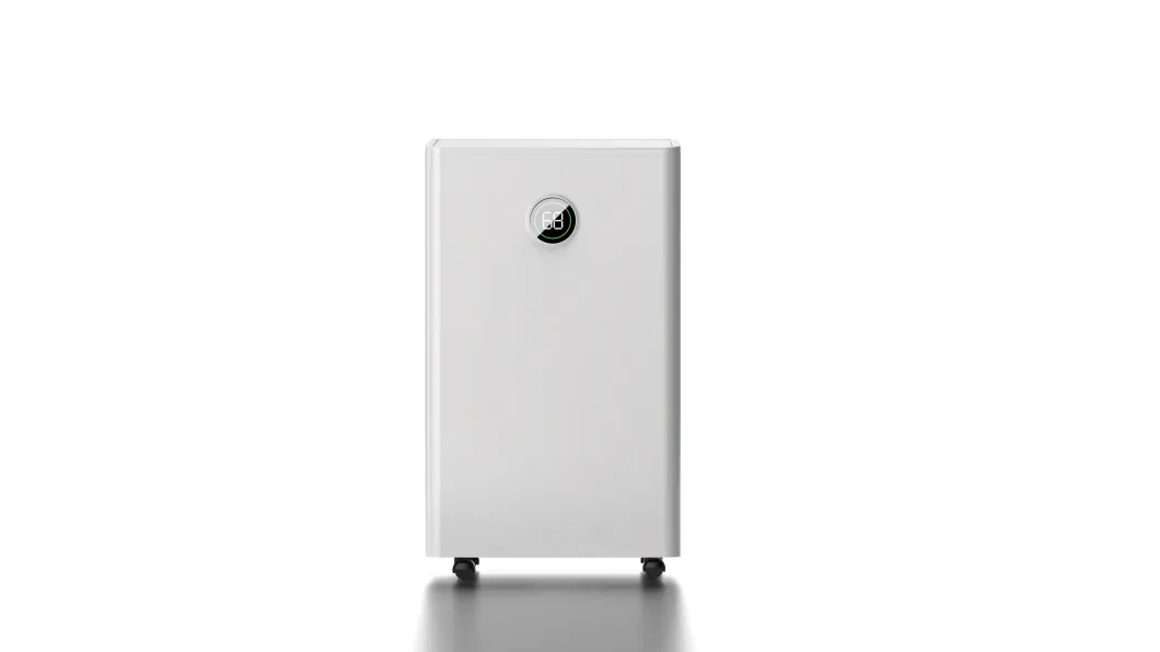 White Industrial Global Portable Air Dehumidifier for Basement, Home and Whole Room