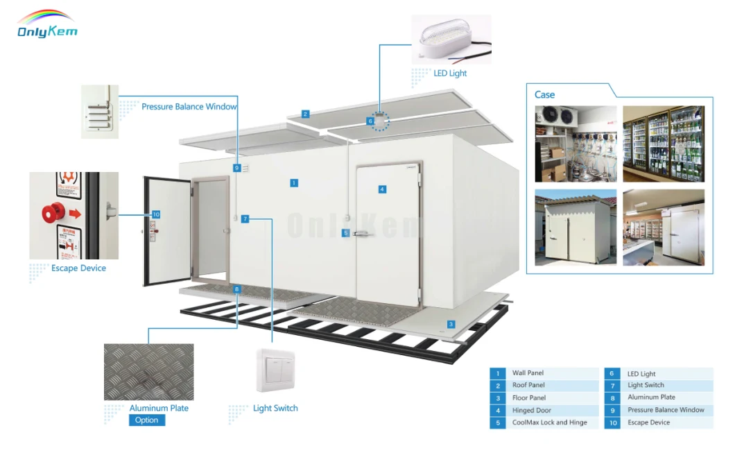 Industrial Walk in Refrigeration Chamber/ Fridge Freezer/ Cold Storage Room Price