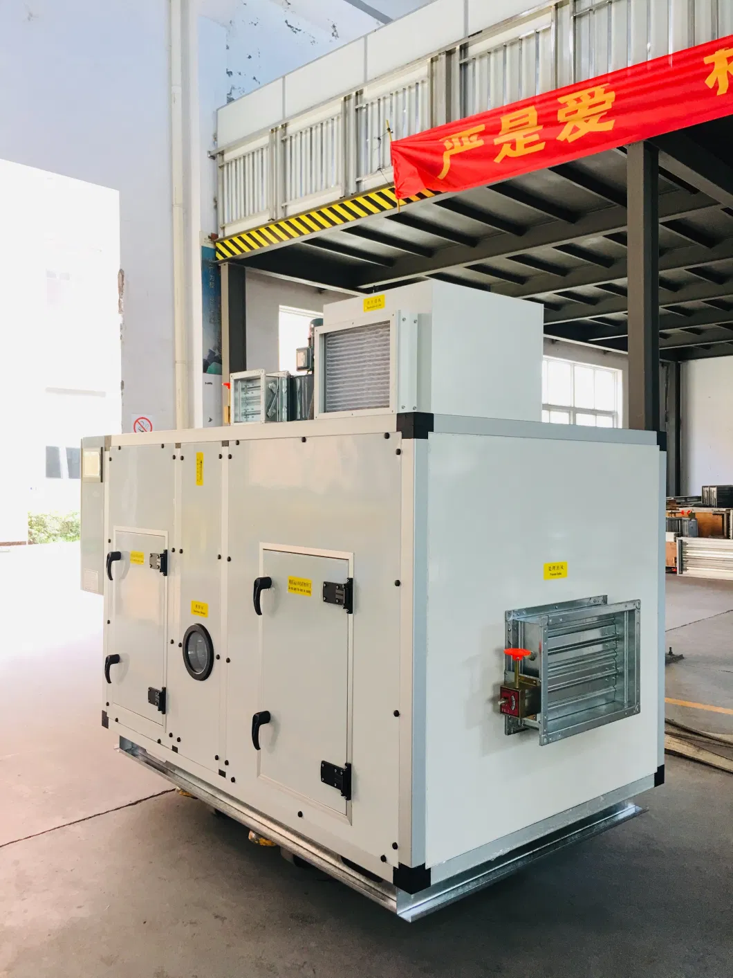 Big Desiccant Dehumidifier with PLC Remote Function High Efficiency Drying Equipment