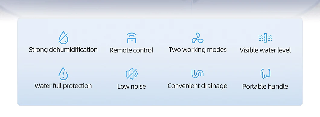 New Arrivals Low Noise Dehumidifying Dryer Efficient Automatic Defrost Dehumidifier