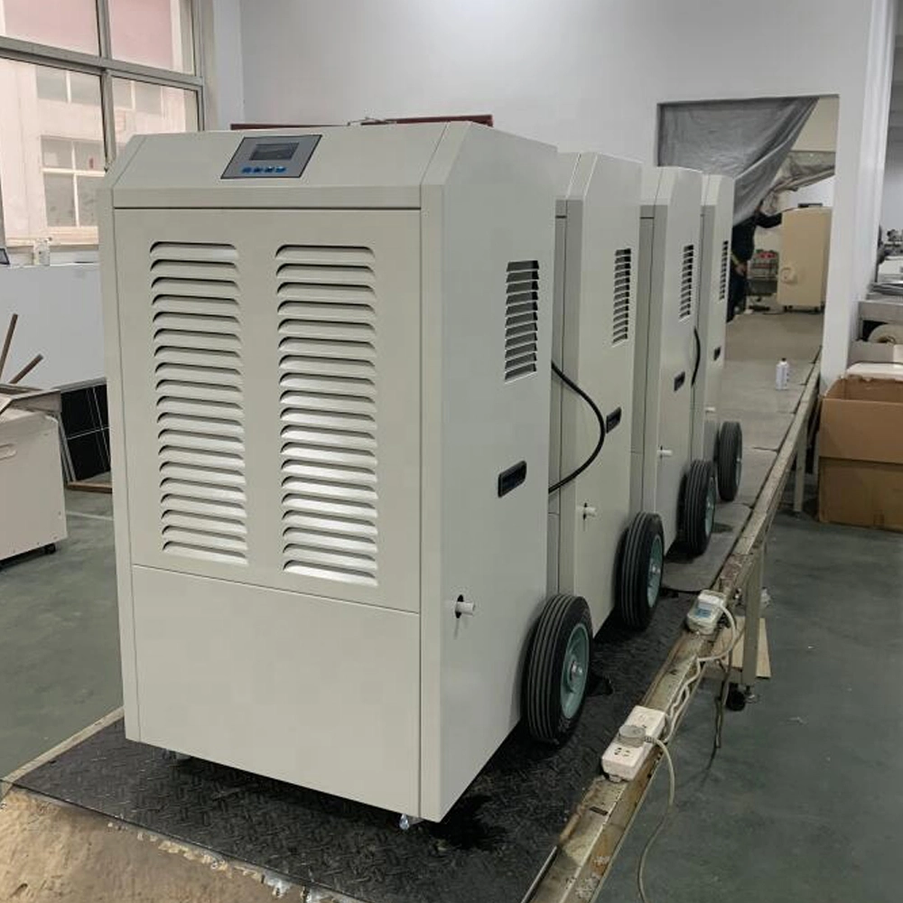 Factory Price 90L Industrial Commercial Portable Refrigerant Interior Air Dehumidifier