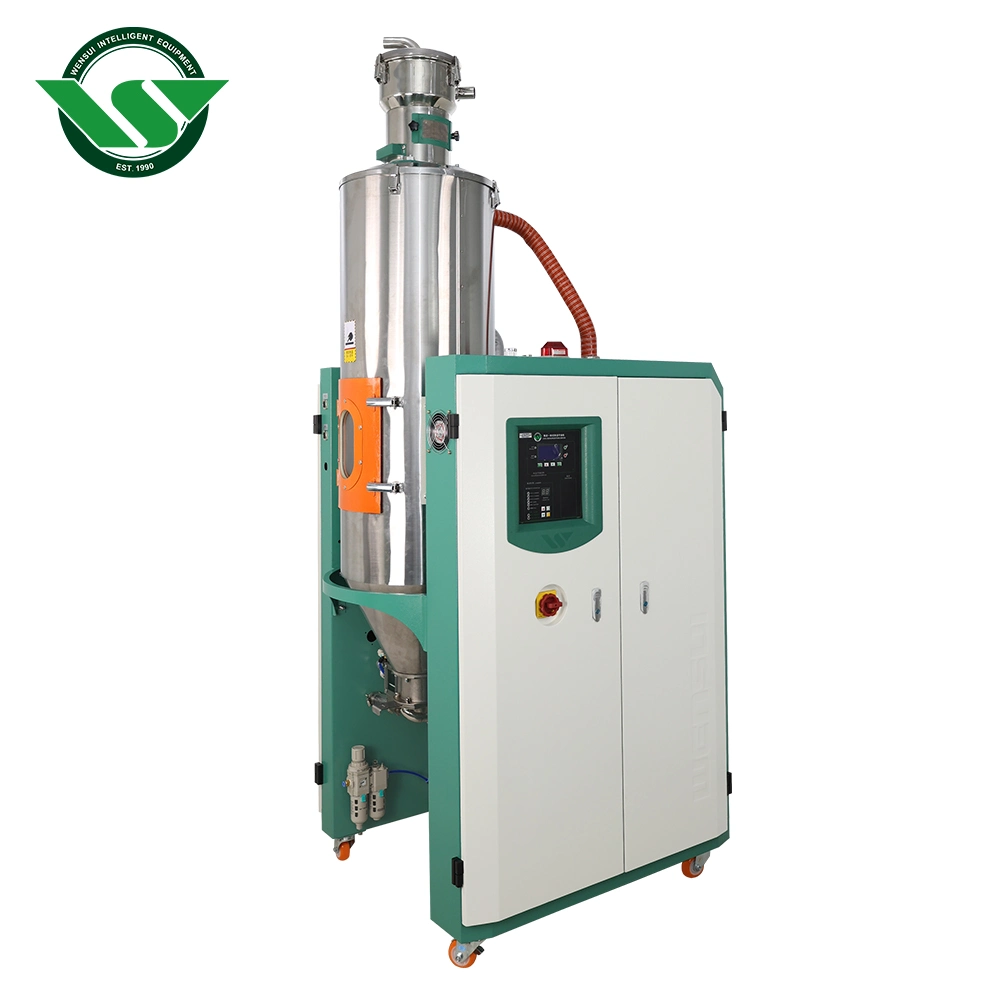 Stainless Steel Injection Molding Dryer Resin Plastic Machine Factory Price Automatic PVC Plastic Hopper Dryer Industrial Desiccant Dehumidifier