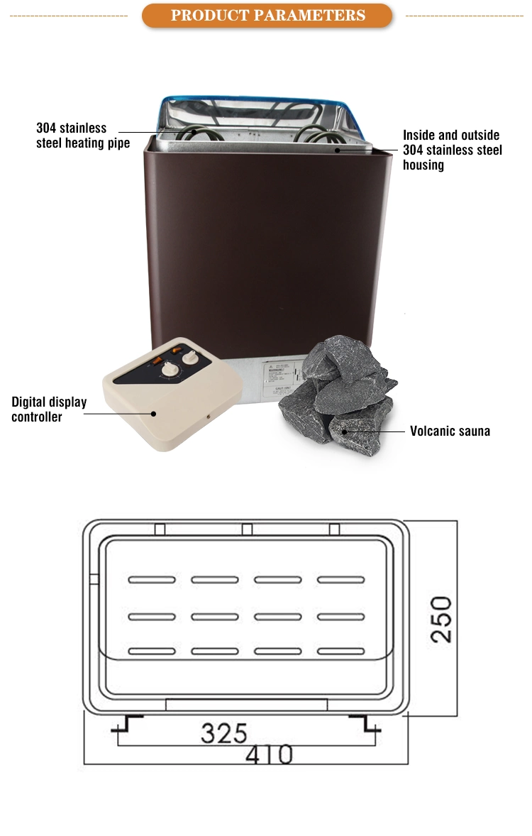 6K Portable Home Hotel Electric Heater Stove Sauna Room