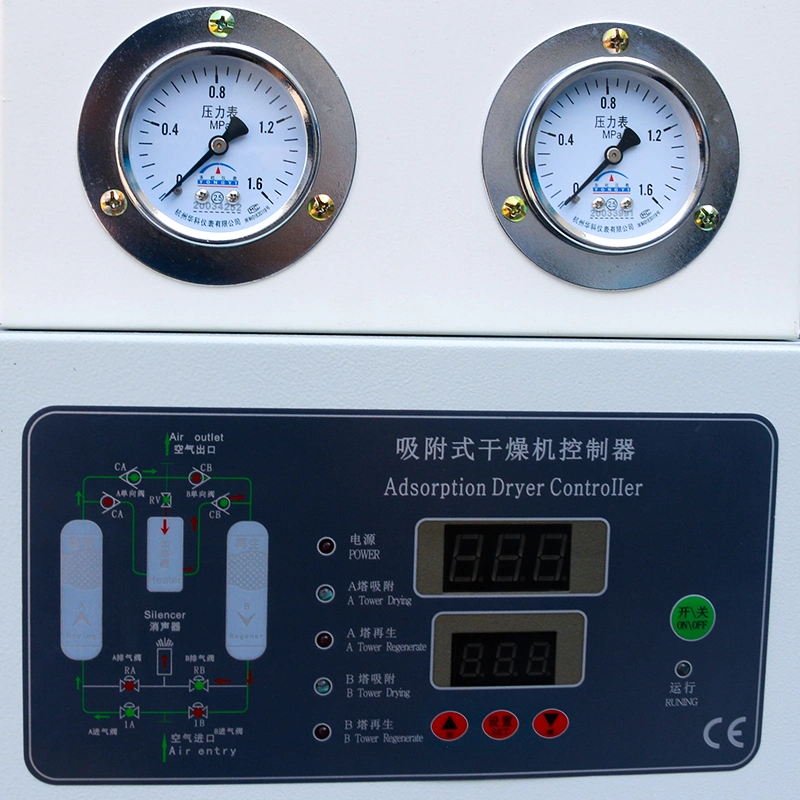 Lingyu Brand -20c -40c Dew Point Best Compressed Air Dryer for Compressor Sale Price Heatless Air Dryer Supplier