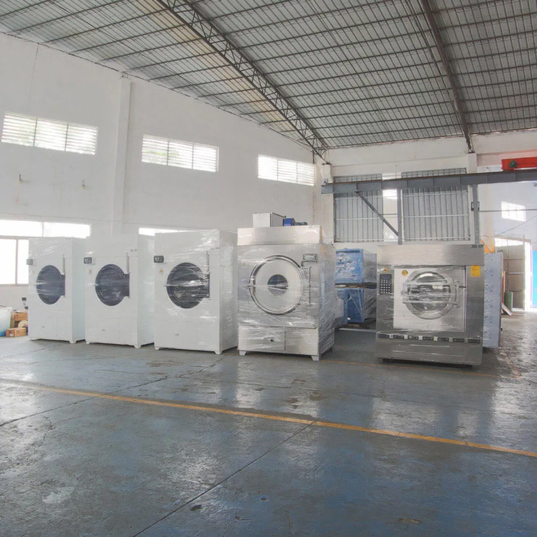 50kg Stainless Steel CE Certified Commercial and Industrial Automatic High Efficiency on Premise Laundry Washing Machine for Hotel, School, Garment Shop