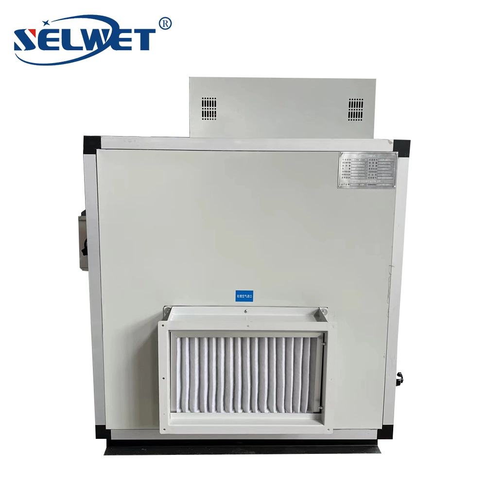 Chemical Industrial Workshop High Efficiency Rotary Desiccant 4000W Dehumidifier