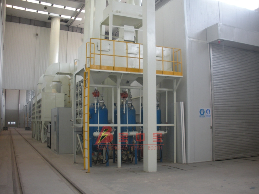 Europe Technical Sand Blasting Room Large Dust Collect System