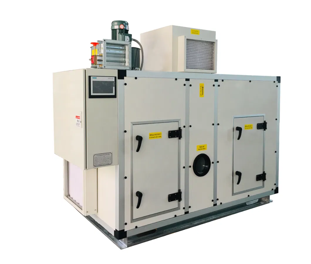 Big Desiccant Dehumidifier with PLC Remote Function High Efficiency Drying Equipment