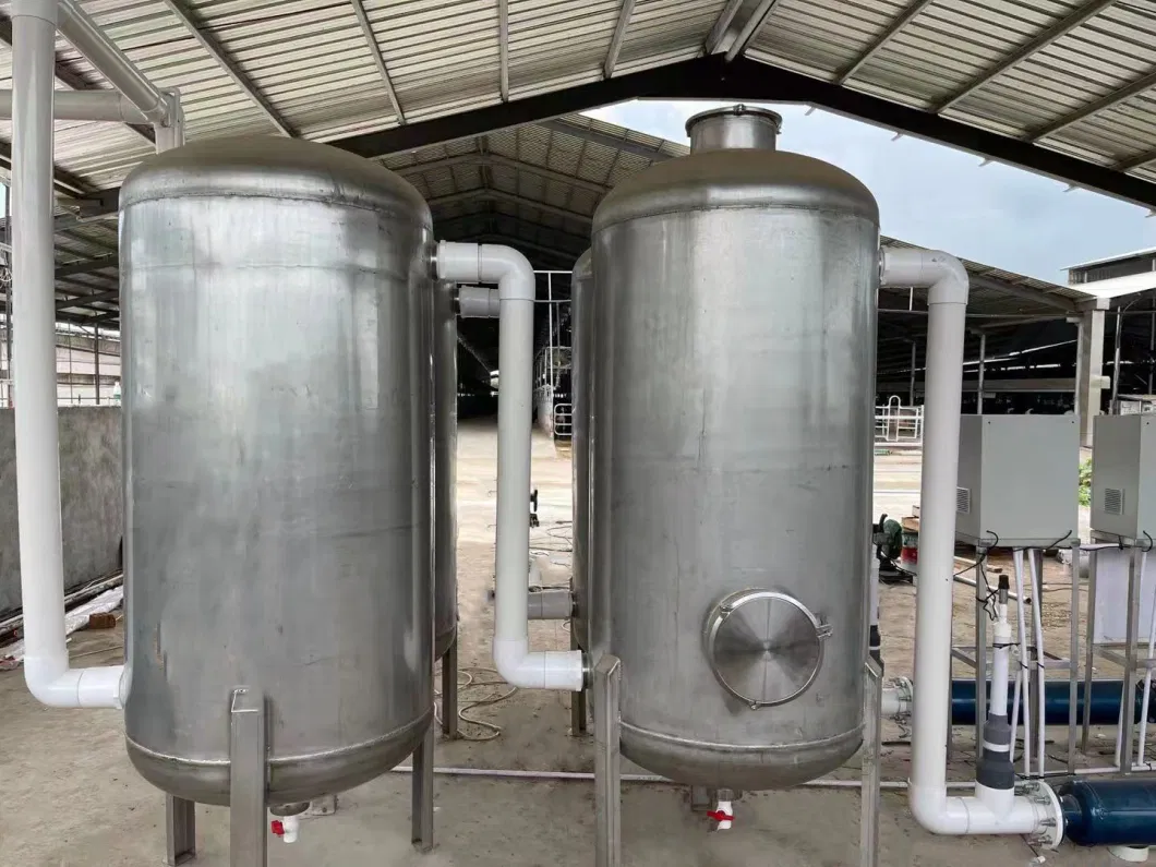 500m3/H Biogas Desulfurization Dehumidification Scrubber Tower System