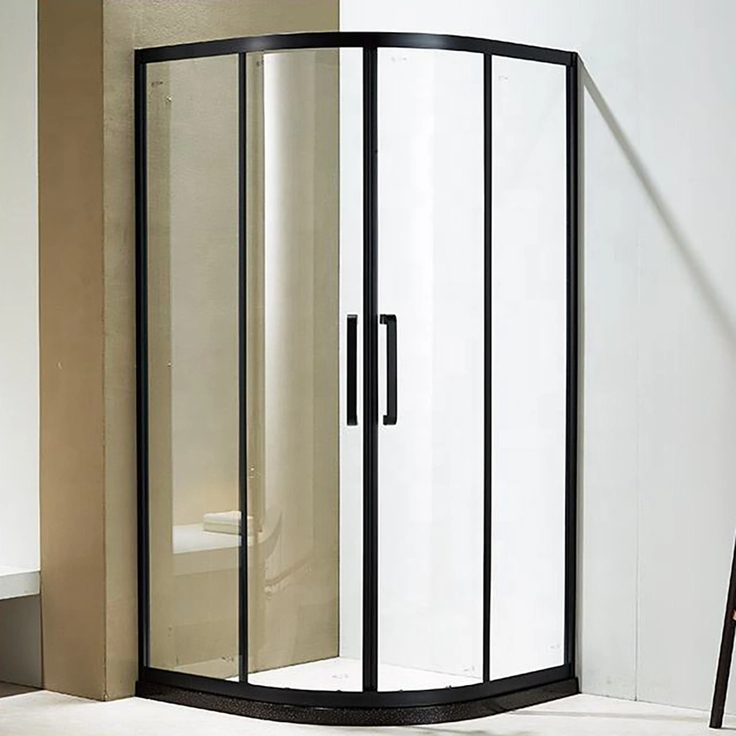 Qian Yan Frameless Pivot Shower Door China Luxurious Integral Shower Room Chrome Surface Luxurious Ss Material Shower Dry Steam Sauna Room