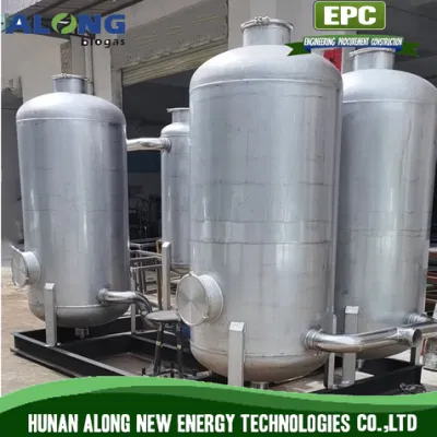  Sistema di pretrattamento biogas 200m3/H sistema di deumidificazione desolforazione