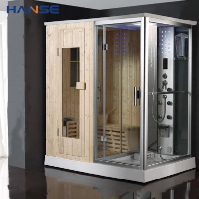Vendita calda Sauna interna bagno turco doccia combinata Sauna vasca Combina sauna a vapore con bagno turco a secco