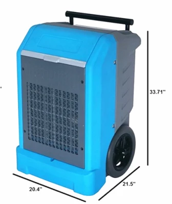 Deumidificatore industriale standard Aham da 130 pinte per edilizia a secco