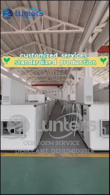 Deumidificatore industriale con grado di protezione dell&prime;aria di processo 300-150000 m³ /H.