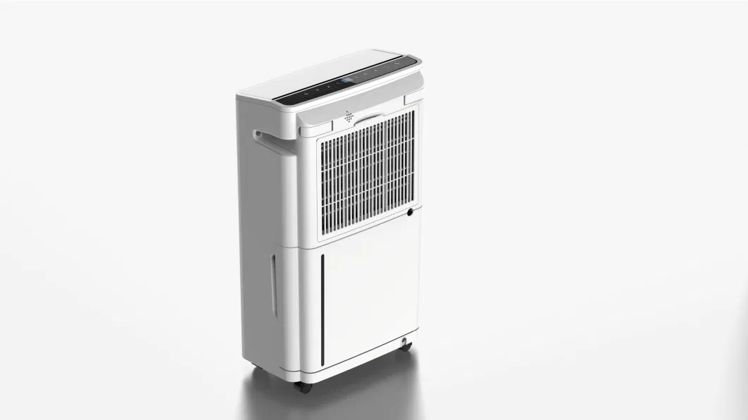 White Industrial Global Portable Air Dehumidifier for Basement, Home and Whole Room
