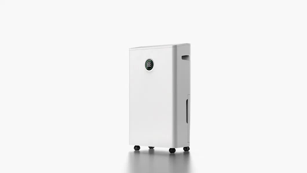 White Industrial Global Portable Air Dehumidifier for Basement, Home and Whole Room