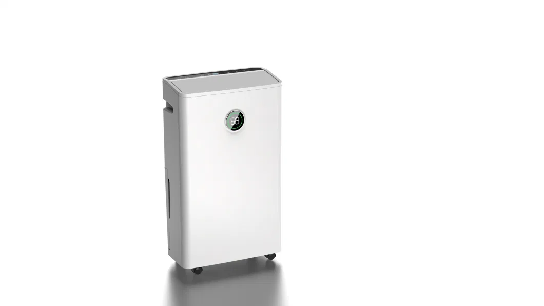 White Industrial Global Portable Air Dehumidifier for Basement, Home and Whole Room
