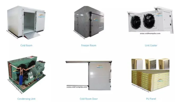 Blast Freezer PU Panel Food Cold Cooling Storage Room for Chiller and Freezer
