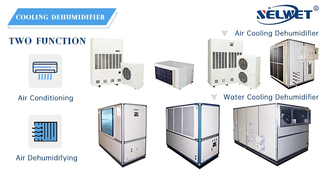 Industrial Air Conditioning Cooling Low Temperature Refrigerative Air Drying Dehumidifier