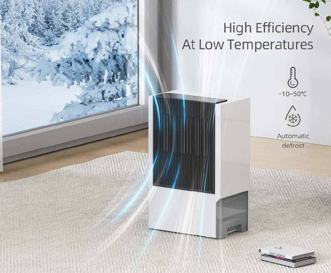 Whole House Portable Home Smart Mini Dehumidifier for Home Bedroom Closet Household