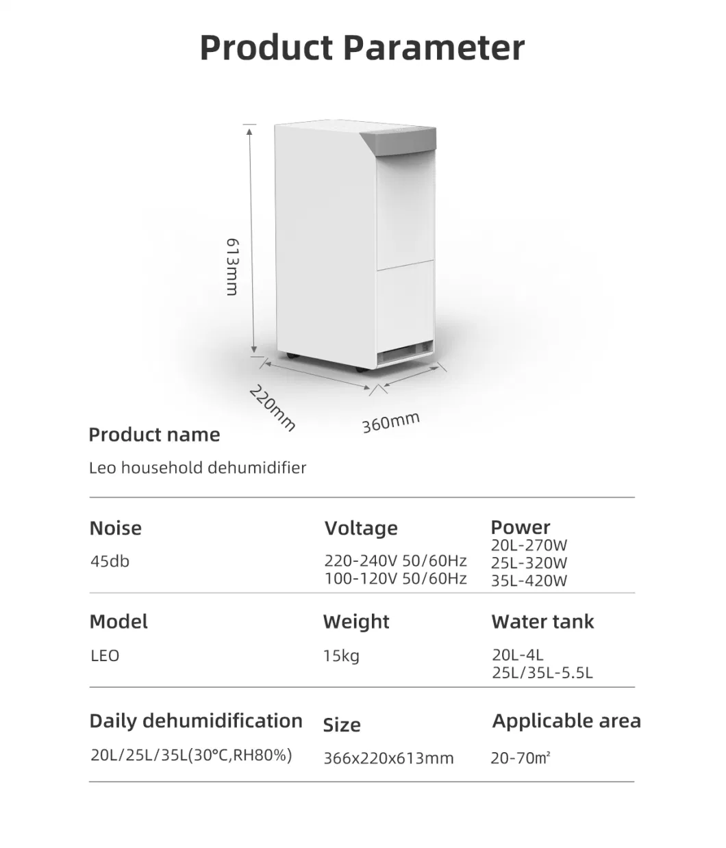 Humidity Control New Arrivals Best Sale High Efficient Air UV Dehumidifier