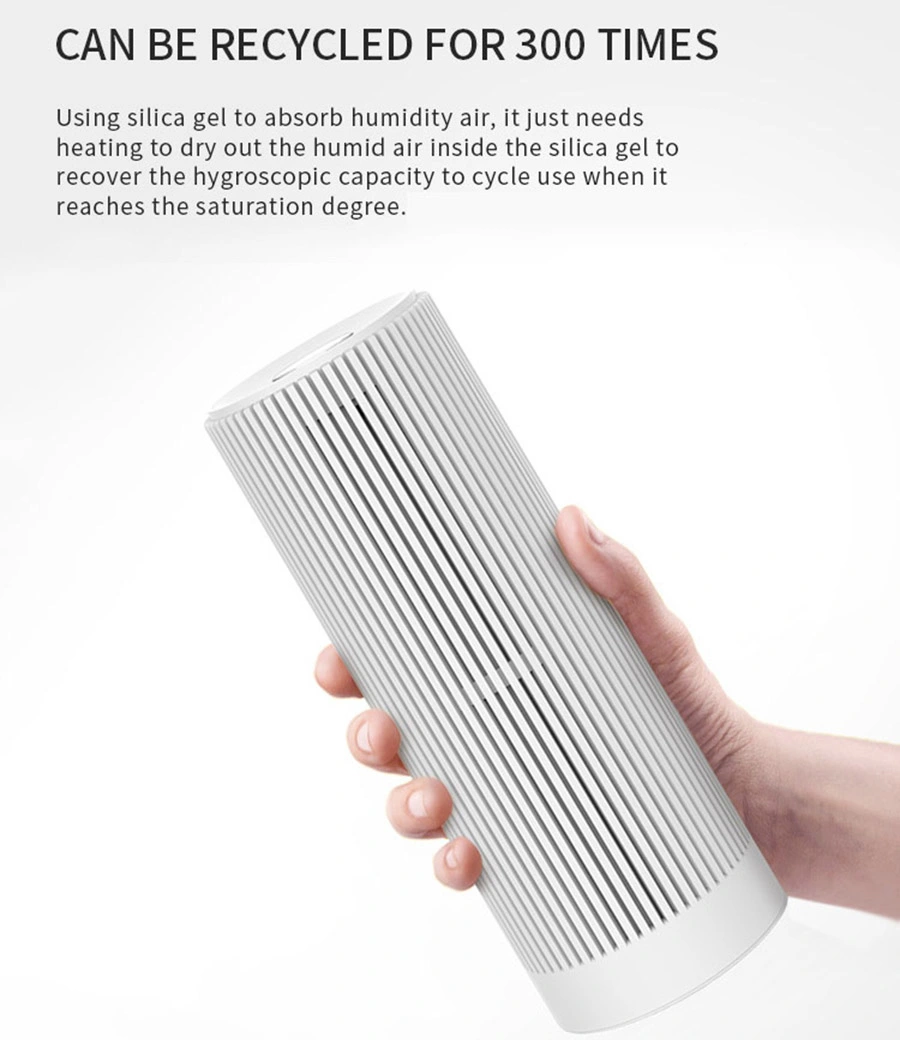 High Quality Mobile Rechargeable Humidity Removing Silence Dehumidifier for Home