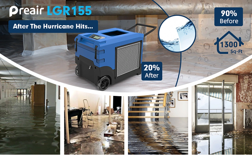 2022 New Products 155 Ppd Commercial Industrial Water Damage Restoration Lgr Dehumidifier