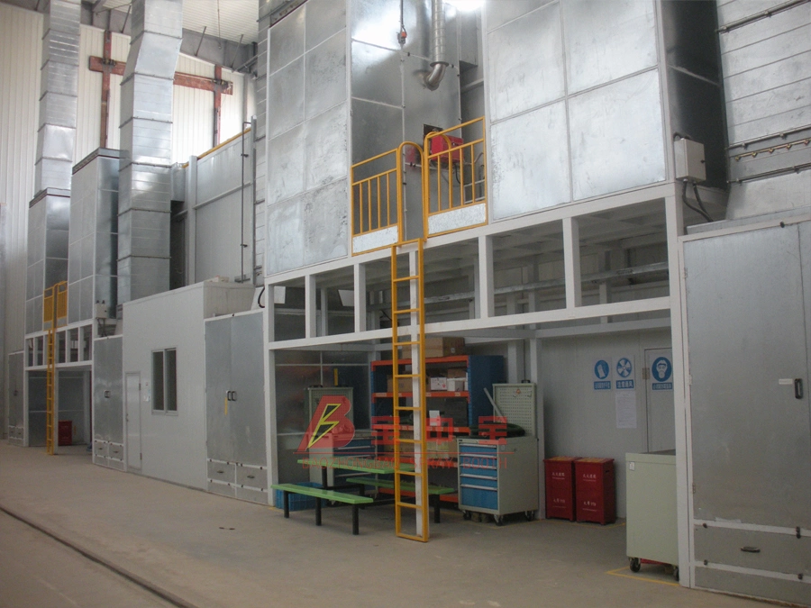 Europe Technical Sand Blasting Room Large Dust Collect System