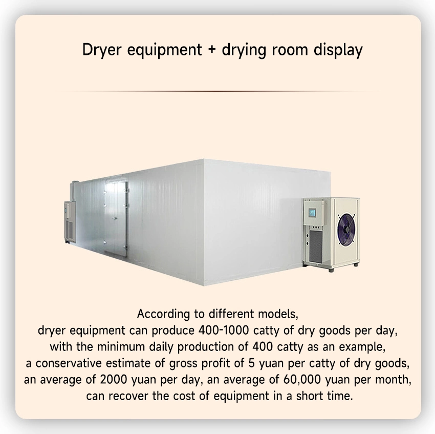 All-in-One Machine High-Efficiency Air Dryer Mushroom Roasting Room Food Drying Room Dehumidifier Equipment