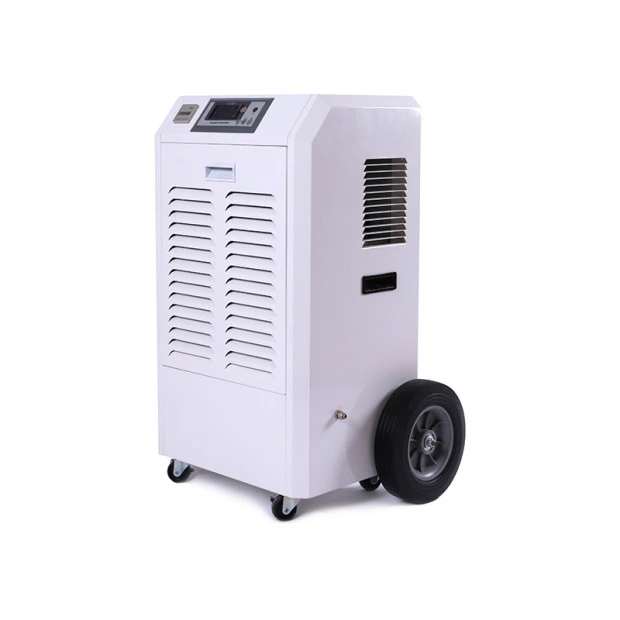 Ol90-902e 90litre Per Day Commercial Dehumidifier on Large Wheels with Digital Humidistat and Uplift Pump