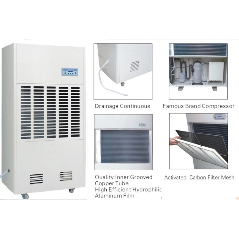 Dehumidifier Corporation Offer Big Capacity 168L/D Dehumidifier for Basement Dehumidified Air Solutions Industrial Dehumidifier for Warehouse