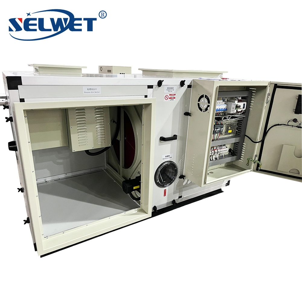 Standard/Non-Standard Customization Industrial 2000 Air Flow Handling Rotary Desiccant Dehumidifier