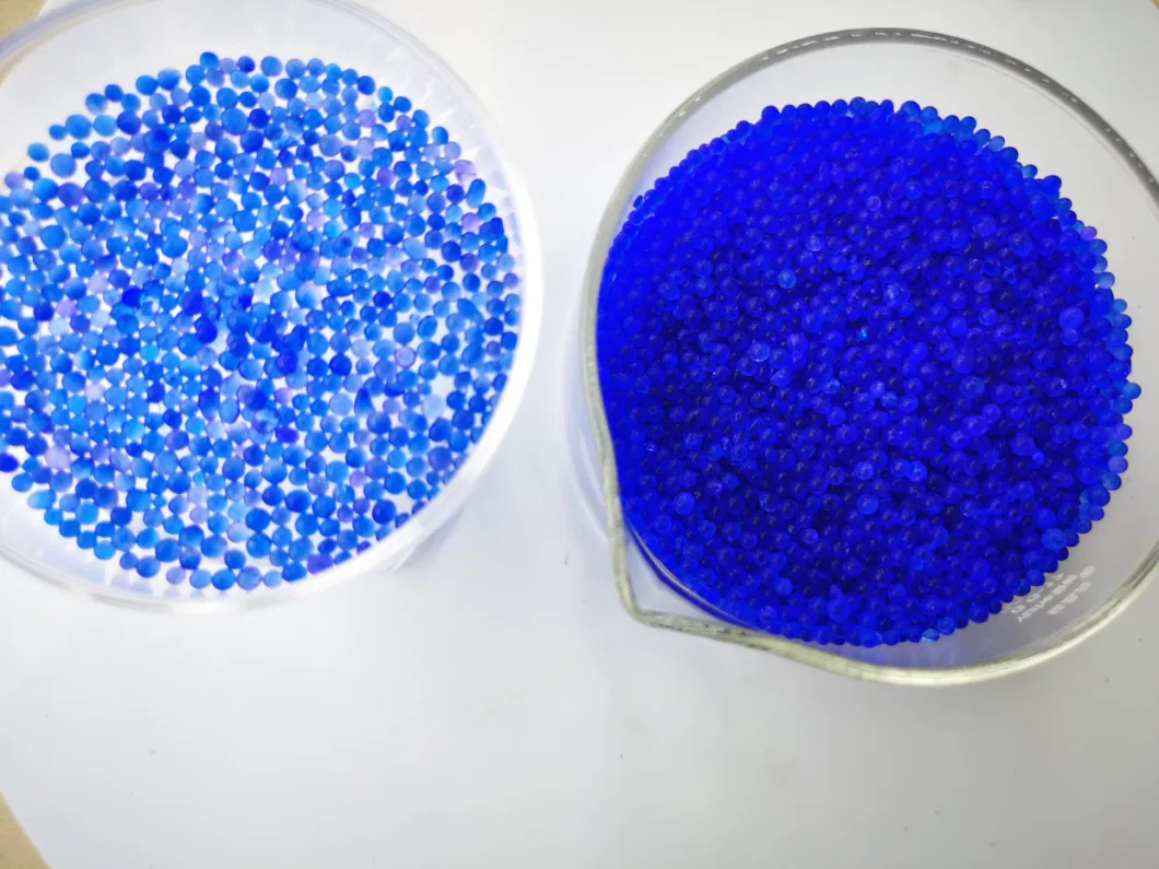 Blue to Pink Silica Gel Desiccant as Indicator for The Extent of Dehumidification and Moisture Adsorption