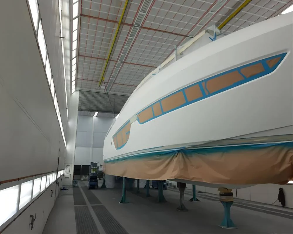 Watercraft Parts Spray Paint Booth Yacht Spray Room Large Paint System