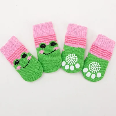 Customized Logo Anti-Slip Spring/Autumn Soft Outdoor Pet Dog Socks