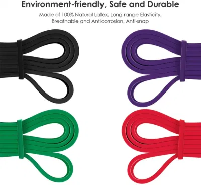 Wholesale Heavy Duty Natural Rubber Custom Home Exercise Resistance Pull up Band