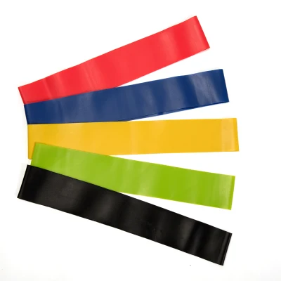 Non-Slip Color Latex Power Exercise Fitness Loop Resistance Band