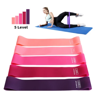 Silicone Resistance Exercise Bands for Home Fitness/ Strength Training/Yoga