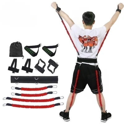 Bounce Trainer Fitness Resistance Band Boxing Latex Tube Rope Leg Waist Trainer